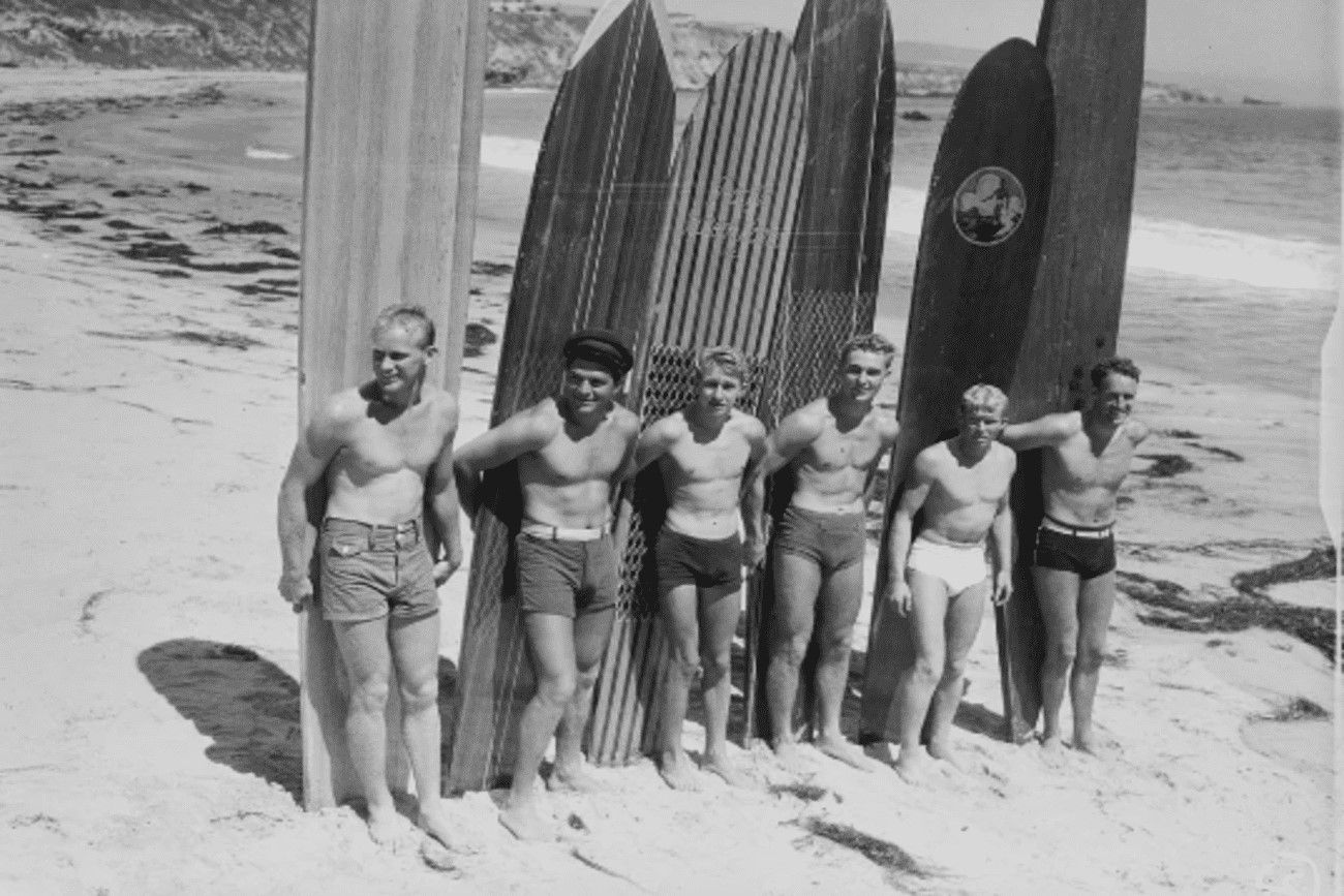 Friends Posing on the Beach – 1950s.jpg