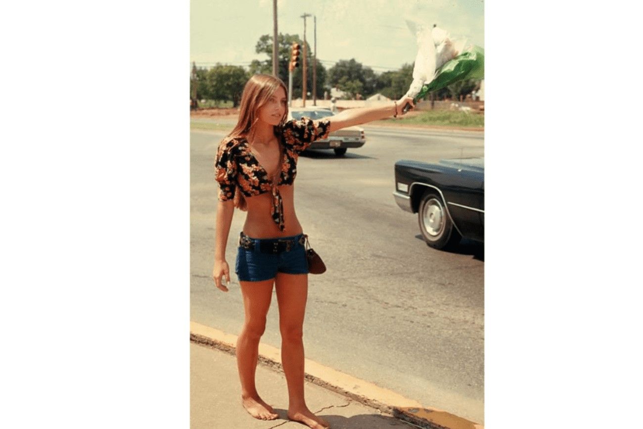 Hitchhiker with Flowers – Oklahoma, 1973.jpg