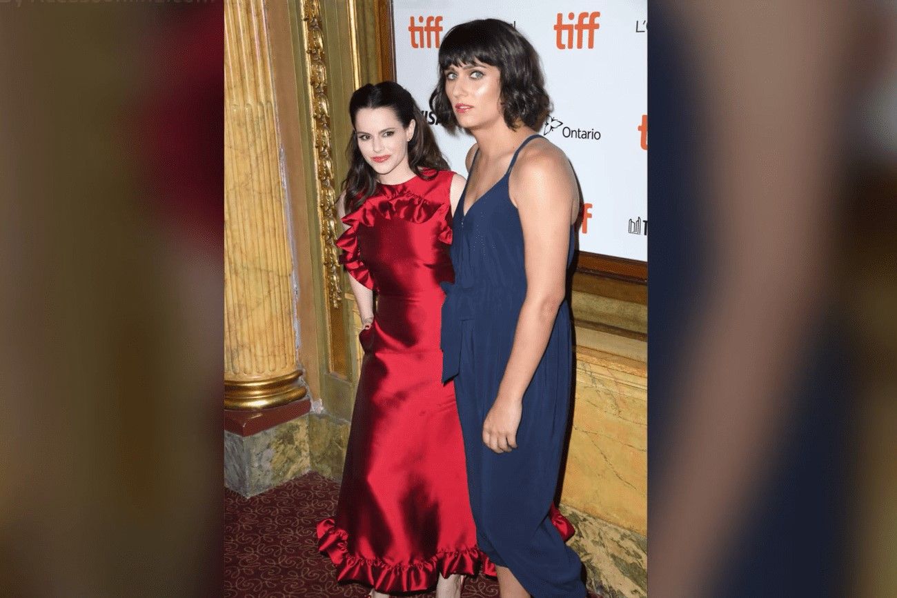 Teddy Geiger and Emily Hampshire.jpg